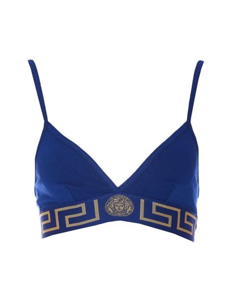 versace greca border bralette|Versace Greca Border Bralette for Women .